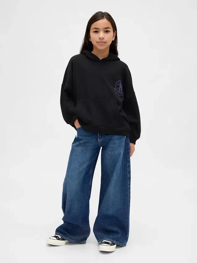 Sudadera con capucha y estampado «Vintagesoft» para niños