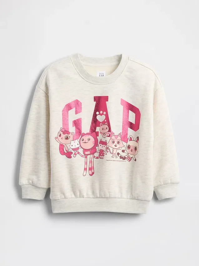 Sudadera con el logotipo de Gabby Cat de la colección Vintagesoft para Bebé y Niño