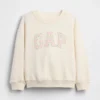 Sudadera con logotipo bordado de felpa Vintagesoft para Bebé y Niño