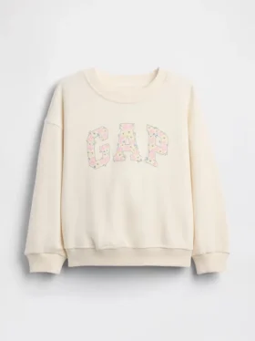 Sudadera con logotipo bordado de felpa Vintagesoft para Bebé y Niño