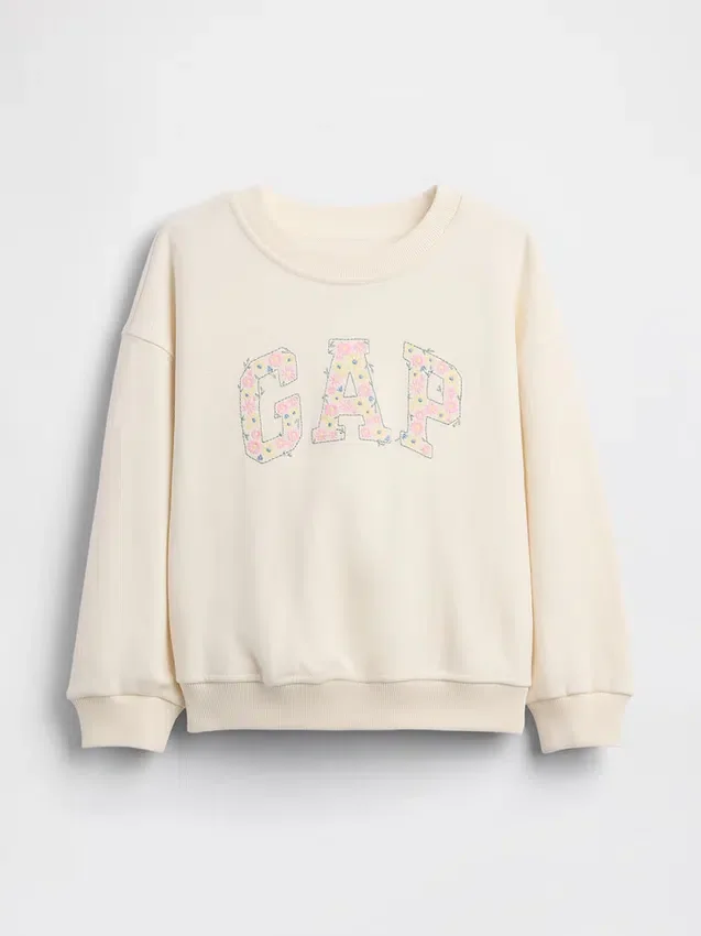 Sudadera con logotipo bordado de felpa Vintagesoft para Bebé y Niño