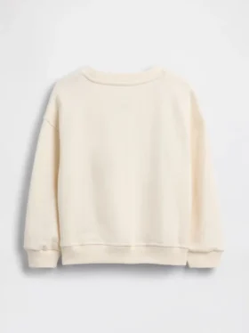 Sudadera con logotipo bordado de felpa Vintagesoft para Bebé y Niño