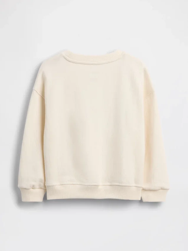Sudadera con logotipo bordado de felpa Vintagesoft para Bebé y Niño