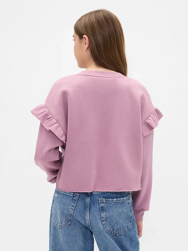 Sudadera con volantes Vintagesoft para niños