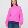 Sudadera de cuello redondo con corte en cuña Vintagesoft