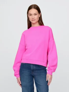 Sudadera de cuello redondo con corte en cuña Vintagesoft