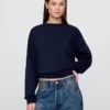Sudadera de cuello redondo con corte en cuña Vintagesoft