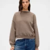 Sudadera de cuello redondo con corte en cuña Vintagesoft