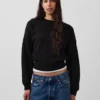 Sudadera de cuello redondo con corte en cuña Vintagesoft