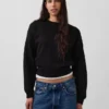 Sudadera de cuello redondo con corte en cuña Vintagesoft