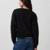Sudadera de cuello redondo con corte en cuña Vintagesoft