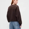 Sudadera de cuello redondo con corte en cuña Vintagesoft