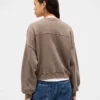 Sudadera de cuello redondo con corte en cuña Vintagesoft