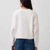 Sudadera de cuello redondo con corte en cuña Vintagesoft