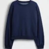 Sudadera de cuello redondo con corte en cuña Vintagesoft