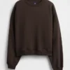 Sudadera de cuello redondo con corte en cuña Vintagesoft