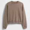 Sudadera de cuello redondo con corte en cuña Vintagesoft