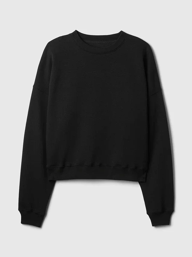Sudadera de cuello redondo con corte en cuña Vintagesoft