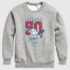 Sudadera de felpa de cuello redondo para niños «Peanuts Snoopy Hockey»