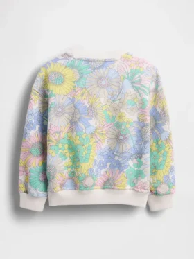 Sudadera de felpa Vintagesoft con estampado floral para Bebé y Niño