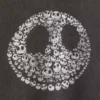 Sudadera gruesa con calaveras de GAP × Disney «Pesadilla antes de Navidad» de Tim Burton