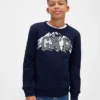 Sudadera infantil con logotipo gráfico