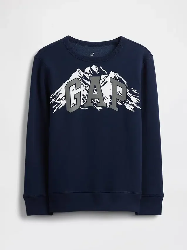 Sudadera infantil con logotipo gráfico