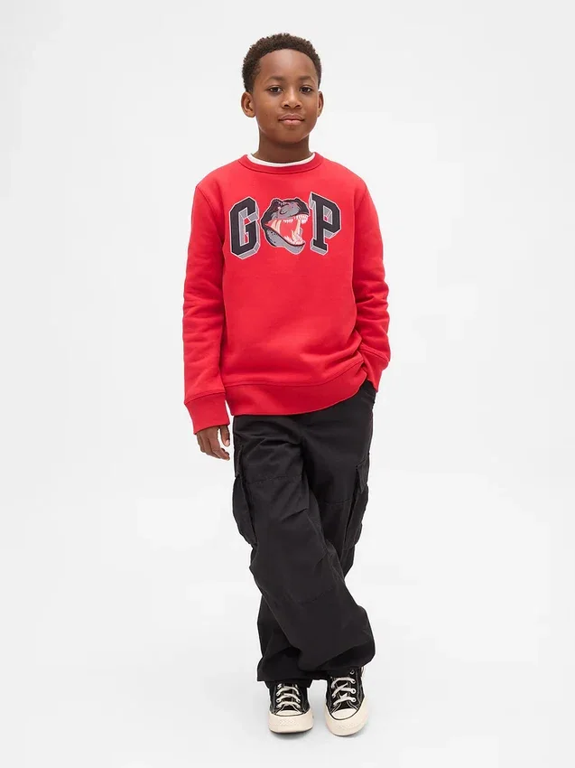 Sudadera infantil con logotipo gráfico