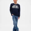 Sudadera infantil con logotipo gráfico