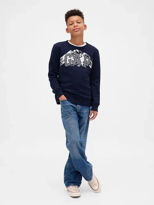 Sudadera infantil con logotipo gráfico