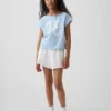 Sudadera infantil de felpa Vintagesoft con cuello raglán y estampado