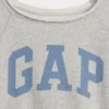 Sudadera infantil de felpa Vintagesoft con cuello raglán y estampado