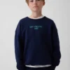 Sudadera infantil holgada con estampado