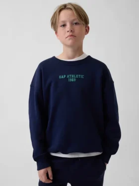 Sudadera infantil holgada con estampado