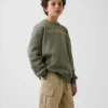 Sudadera infantil holgada con estampado