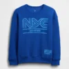 Sudadera infantil holgada con estampado