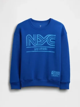 Sudadera infantil holgada con estampado