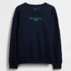 Sudadera infantil holgada con estampado