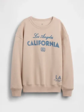 Sudadera infantil holgada con estampado