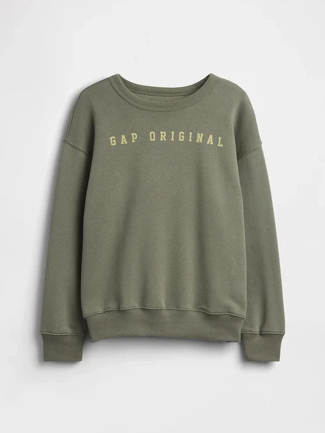 Sudadera infantil holgada con estampado