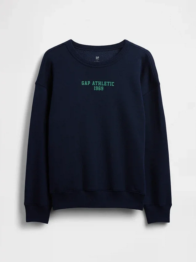 Sudadera infantil holgada con estampado