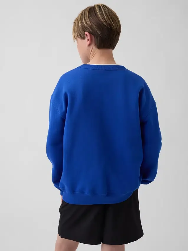Sudadera infantil holgada con estampado