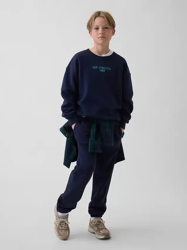 Sudadera infantil holgada con estampado