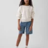 Sudadera infantil Vintagesoft con cuello redondo y corte en cuña