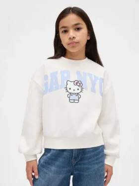 Sudadera infantil Vintagesoft con el logotipo de Hello Kitty