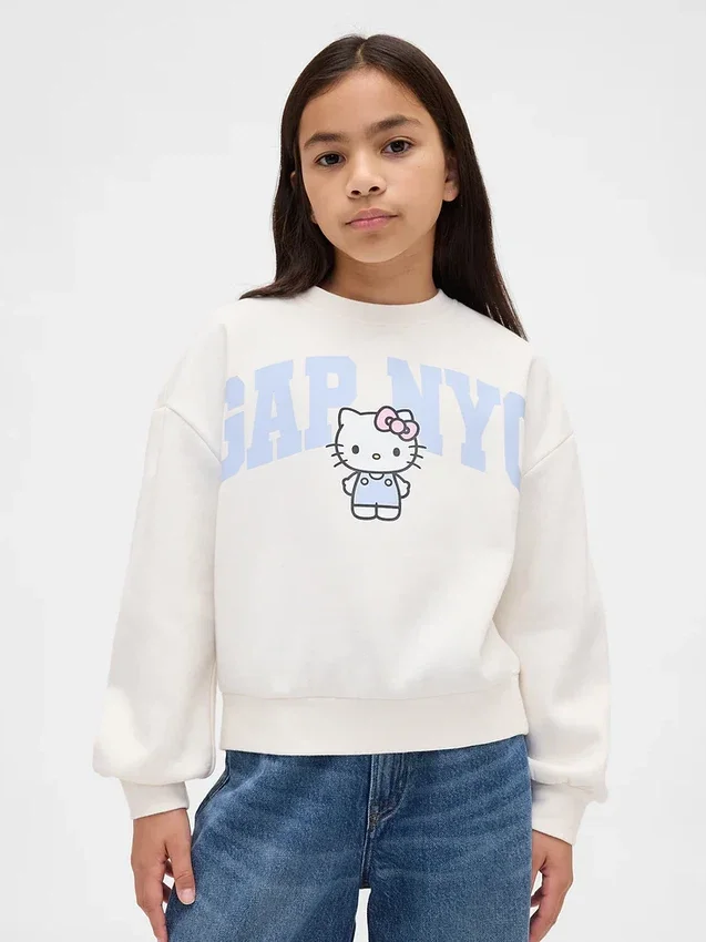 Sudadera infantil Vintagesoft con el logotipo de Hello Kitty