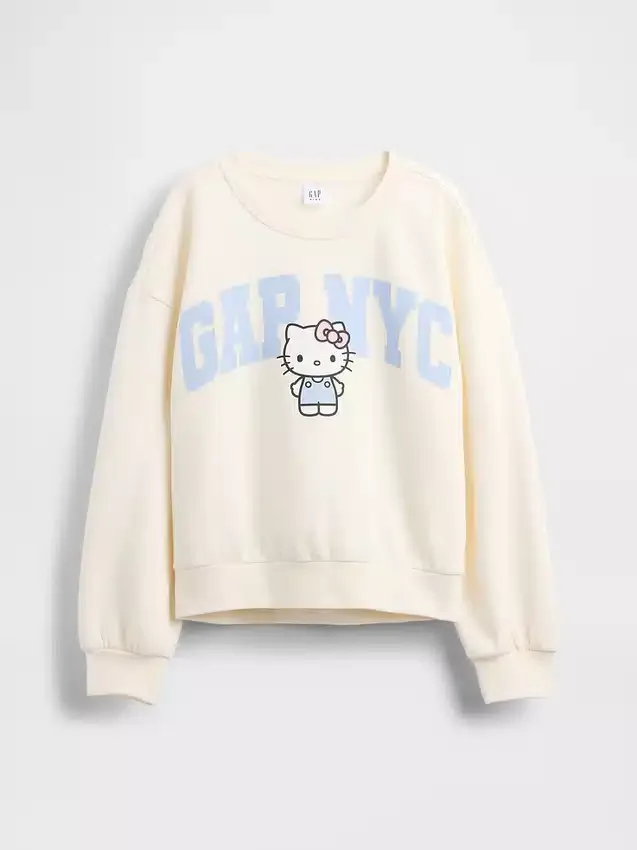 Sudadera infantil Vintagesoft con el logotipo de Hello Kitty
