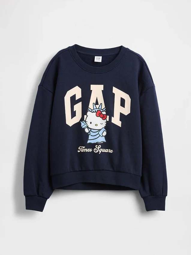 Sudadera infantil Vintagesoft con el logotipo de Hello Kitty