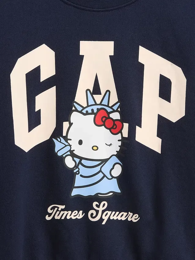 Sudadera infantil Vintagesoft con el logotipo de Hello Kitty