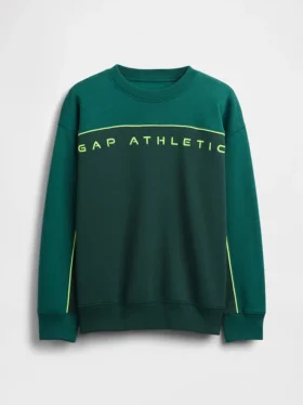 Sudadera infantil Vintagesoft con logotipo y diseño de bloques de color